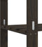 vidaXL - Opbergrek - 5-laags - 170x38x170 - cm - massief - grenenhout - zwart