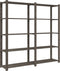 vidaXL - Opbergrek - 5-laags - 170x38x170 - cm - massief - grenenhout - grijs