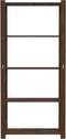 vidaXL - Opbergrek - 5-laags - 80x38x170 - cm - massief - grenenhout - bruin