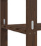 vidaXL - Opbergrek - 5-laags - 80x38x170 - cm - massief - grenenhout - bruin