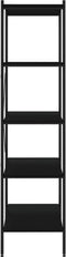 vidaXL - Opbergrek - 5-laags - 80x40x163 - cm - zwart