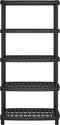 vidaXL - Opbergrek - 5-laags - 93,5x45,5x194,5 - cm - polypropeen - zwart