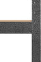 vidaXL - Opbergrek - 5-laags - staal - en - bewerkt - hout - grijs