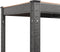 vidaXL - Opbergrek - 5-laags - staal - en - bewerkt - hout - grijs
