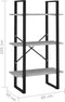 vidaXL - Opbergrek - 60x30x105 - cm - bewerkt - hout - betongrijs