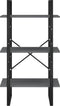 vidaXL - Opbergrek - 60x30x105 - cm - massief - grenenhout - grijs