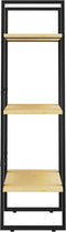 vidaXL - Opbergrek - 60x30x105 - cm - massief - grenenhout