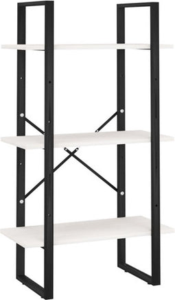 vidaXL - Opbergrek - 60x30x105 - cm - massief - grenenhout - wit