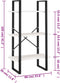 vidaXL - Opbergrek - 60x30x105 - cm - massief - grenenhout - wit
