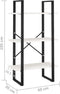 vidaXL - Opbergrek - 60x30x105 - cm - massief - grenenhout - wit