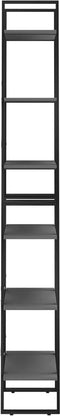 vidaXL - Opbergrek - 60x30x210 - cm - bewerkt - hout - grijs