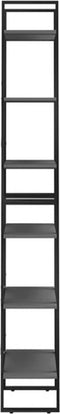 vidaXL - Opbergrek - 60x30x210 - cm - bewerkt - hout - grijs