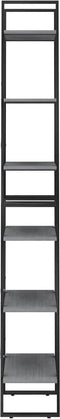 vidaXL - Opbergrek - 60x30x210 - cm - massief - grenenhout - grijs