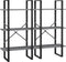 vidaXL - Opbergrek - 60x30x210 - cm - massief - grenenhout - grijs