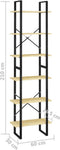 vidaXL - Opbergrek - 60x30x210 - cm - massief - grenenhout