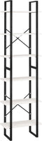 vidaXL - Opbergrek - 60x30x210 - cm - massief - grenenhout - wit