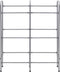 vidaXL - Opbergrek - voor - 6 - kratten - 96x33x116 - cm - steel - zilverkleurig