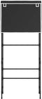 vidaXL - Opbergrek - voor - boven - wasmachine - 2-laags - 71x29,5x170,5 - cm - ijzer