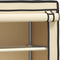 vidaXL - Opbergrek - voor - boven - wasmachine - 2-laags - 71x29,5x170,5 - cm - ijzer