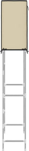 vidaXL - Opbergrek - voor - boven - wasmachine - 2-laags - 71x29,5x170,5 - cm - ijzer