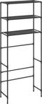 vidaXL - Opbergrek - voor - boven - wasmachine - 3-laags - 69x28x169 - cm - zwart