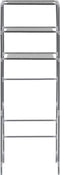vidaXL - Opbergrek - voor - boven - wasmachine - 3-laags - 69x28x169 - cm - zwart