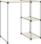vidaXL - Opbergrek - voor - boven - wasmachine - 87x55x90,5cm - ijzer - crèmekleurig