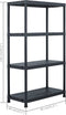 vidaXL - Opbergrekken - 2 - st - 200 - kg - 80x40x138 - cm - kunststof - zwart