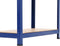 vidaXL - Opbergrekken - 2 - st - 80x40x160 - cm - staal - en - MDF - blauw