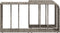 vidaXL - Opbergschappen - 2 - st - poly - rattan - grijs