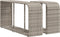 vidaXL - Opbergschappen - 2 - st - poly - rattan - lichtgrijs