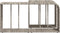 vidaXL - Opbergschappen - 2 - st - poly - rattan - lichtgrijs