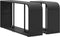 vidaXL - Opbergschappen - 2 - st - poly - rattan - zwart