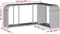 vidaXL - Opbergschappen - 2 - st - poly - rattan - zwart
