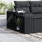 vidaXL - Opbergschappen - 2 - st - poly - rattan - zwart