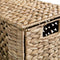 vidaXL - Opbergset - met - 5 - manden - 25,5x37x100 - cm - waterhyacint