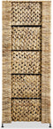 vidaXL - Opbergset - met - 6 - manden - 47x37x100 - cm - waterhyacint