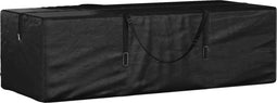 vidaXL - Opbergtas - voor - tuinkussens - 135x40x55 - cm - polyetheen - zwart