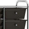 vidaXL - Opbergtrolley - met - 15 - lades - mobiel - XXL - kunststof - zwart