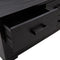 vidaXL - Opberkast - 110x30x45 - cm - massief - grenenhout - zwart
