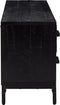 vidaXL - Opberkast - 110x30x45 - cm - massief - grenenhout - zwart