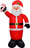 vidaXL - Opblaasbare - kerstman - 120 - cm