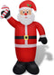 vidaXL - Opblaasbare - kerstman - 240 - cm