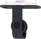 vidaXL - Ophangset - voor - minischuifdeur - 122 - cm - koolstofstaal