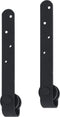 vidaXL - Ophangset - voor - minischuifdeur - 122 - cm - koolstofstaal