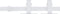 vidaXL - Ophangset - voor - minischuifdeur - 122 - cm - koolstofstaal - wit