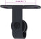 vidaXL - Ophangset - voor - minischuifdeur - 122 - cm - koolstofstaal - wit
