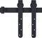 vidaXL - Ophangset - voor - minischuifdeur - 152 - cm - koolstofstaal