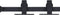 vidaXL - Ophangset - voor - minischuifdeur - 152 - cm - koolstofstaal