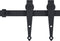 vidaXL - Ophangset - voor - minischuifdeur - 183 - cm - koolstofstaal